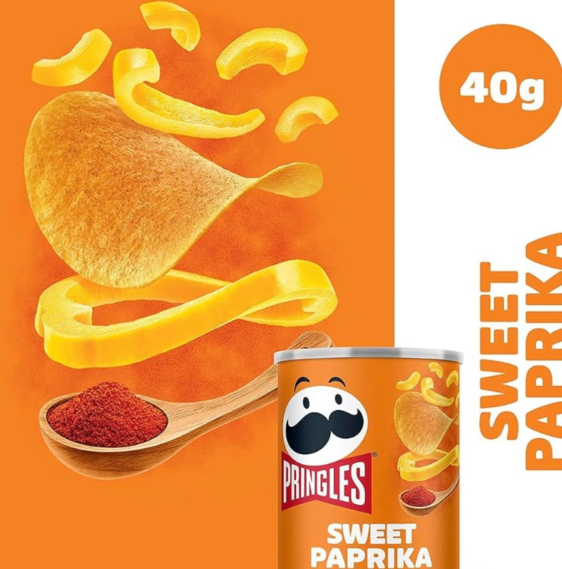 Pringles Paprika - 12 mini boites (40gr)
