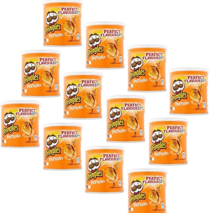 Pringles Paprika - 12 mini boites (40gr)