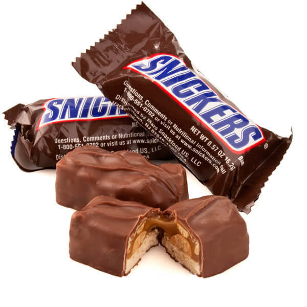 Pack de 12 Mini Snickers – Snack Chocolat et Caramel