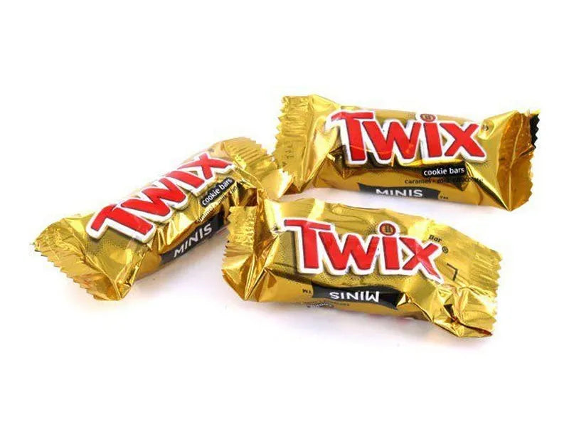 Pack de 10 Mini Twix – Biscuit, Caramel et Chocolat au Lait