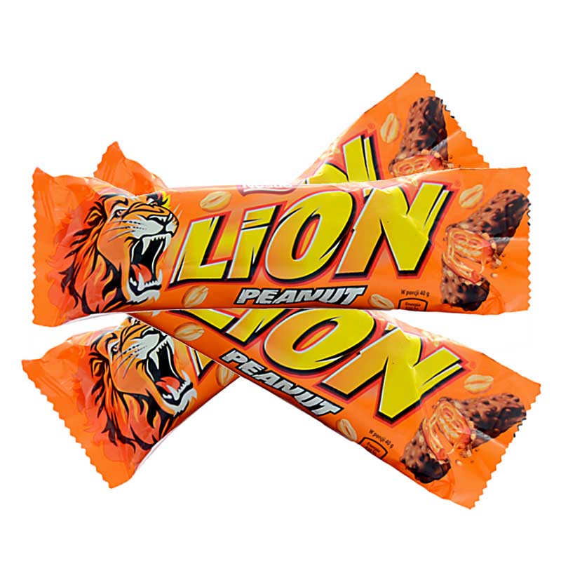 Barres de Chocolat Lion Peanut – Croquant & Délicieux