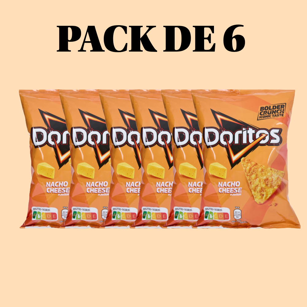 Doritos au Fromage - Pack de 6 ( 6x 85gr)