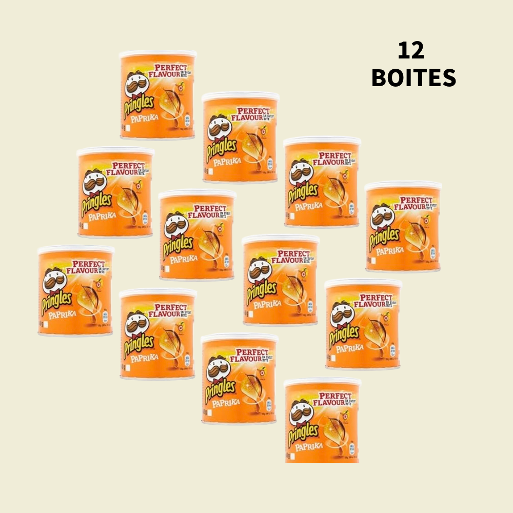 Pringles Paprika - 12 mini boites (40gr)
